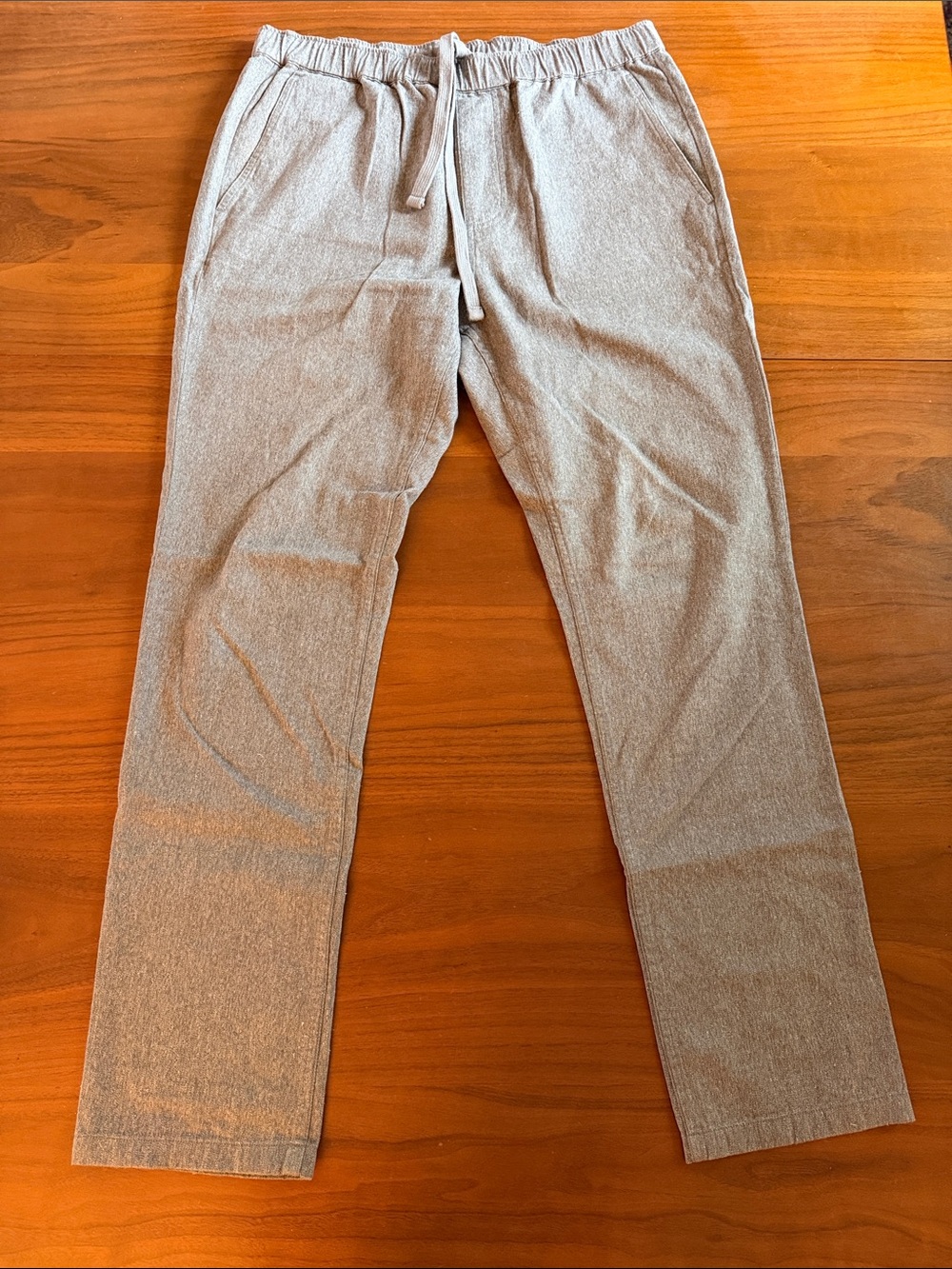 Outerknown Verano Beach Pant Men's Seal Gray Pull-On Pants